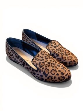 Alfani Shoes Step N Flex Leopard Cheetah Slip On Loafers Size 8.5
